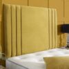 1 Naples Upholstered Divan Bed Set with Tall Headboard