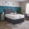 2 (1) Lisbon Luxury Divan Bed Set -Border Headboard & Mattress Bundle