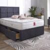 3 Lisbon Luxury Divan Bed Set -Border Headboard & Mattress Bundle