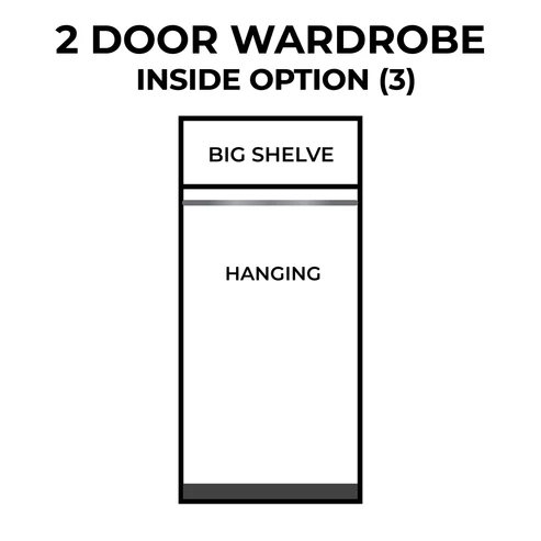 3-3 2-Door Wardrobe