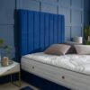 Nsavannah Upholstered Divan Bed Set with Tall Headboard