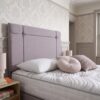 Sienna Upholstered Divan Bed Set with Button-Tufted Headboard