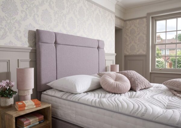 Sienna Upholstered Divan Bed Set with Button-Tufted Headboard