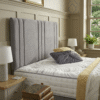 Khloe Upholstered Divan Bed Set with Matching Headboard