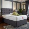 Cambridge Upholstered Divan Bed Set with Deep Buttoned Headboard