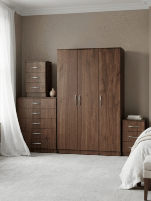 3-Door Triple Wardrobe