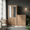 2-Door Sliding Mirror Wardrobe