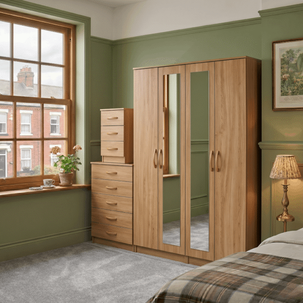 Gemini_Generated_Image_7cgk1n7cgk1n7cgk-Photoroom (1) 4-Door Wardrobe with 2 Central Full Mirrors