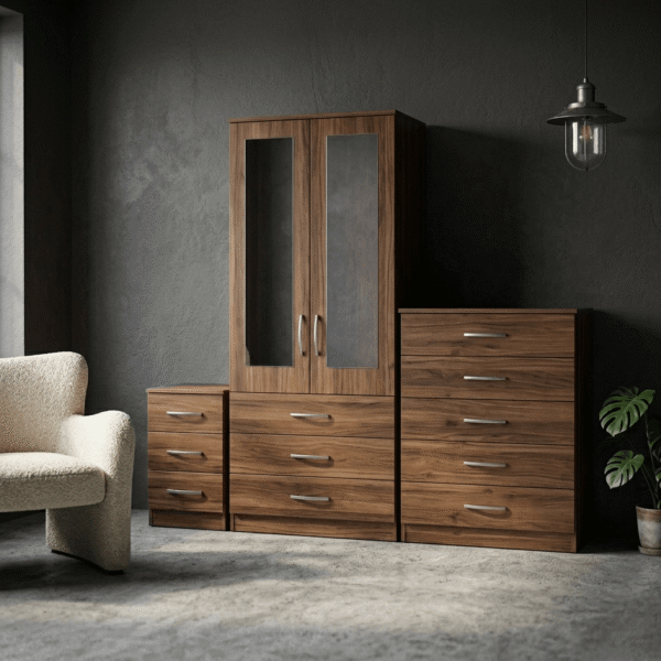 2-Door Sliding Mirror Wardrobe