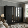8-Door Wardrobe with 4 Full-Length Mirrors