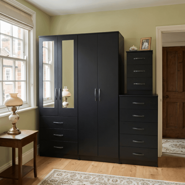 Gemini_Generated_Image_frxk9wfrxk9wfrxk-Photoroom (1) 4-Door Wardrobe with 2 Central Full Mirrors