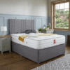 Khloe Upholstered Divan Bed Set with Matching Headboard