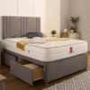 Khloe Upholstered Divan Bed Set with Matching Headboard