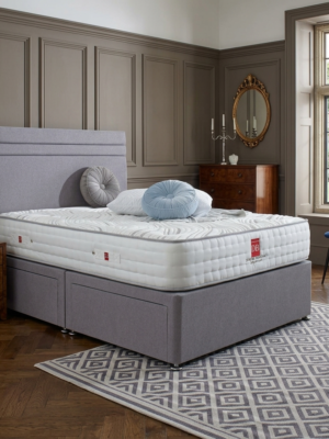Premium Havana Divan Bed Set – Luxury Linear Tufted Headboard