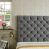 Regency Button-Tufted Divan Bed Set with Tall Headboard & Footboard