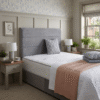 Karina Upholstered Divan Bed Set with Premium