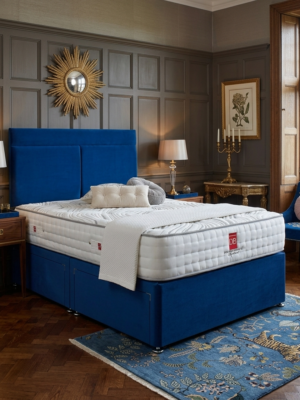 Sicily Upholstered Divan Bed Set with Matching Headboard