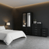 2-Door Sliding Mirror Wardrobe