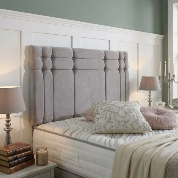 _k Canterbury Luxury Chesterfield Tufted Divan Bed and Headboard Set